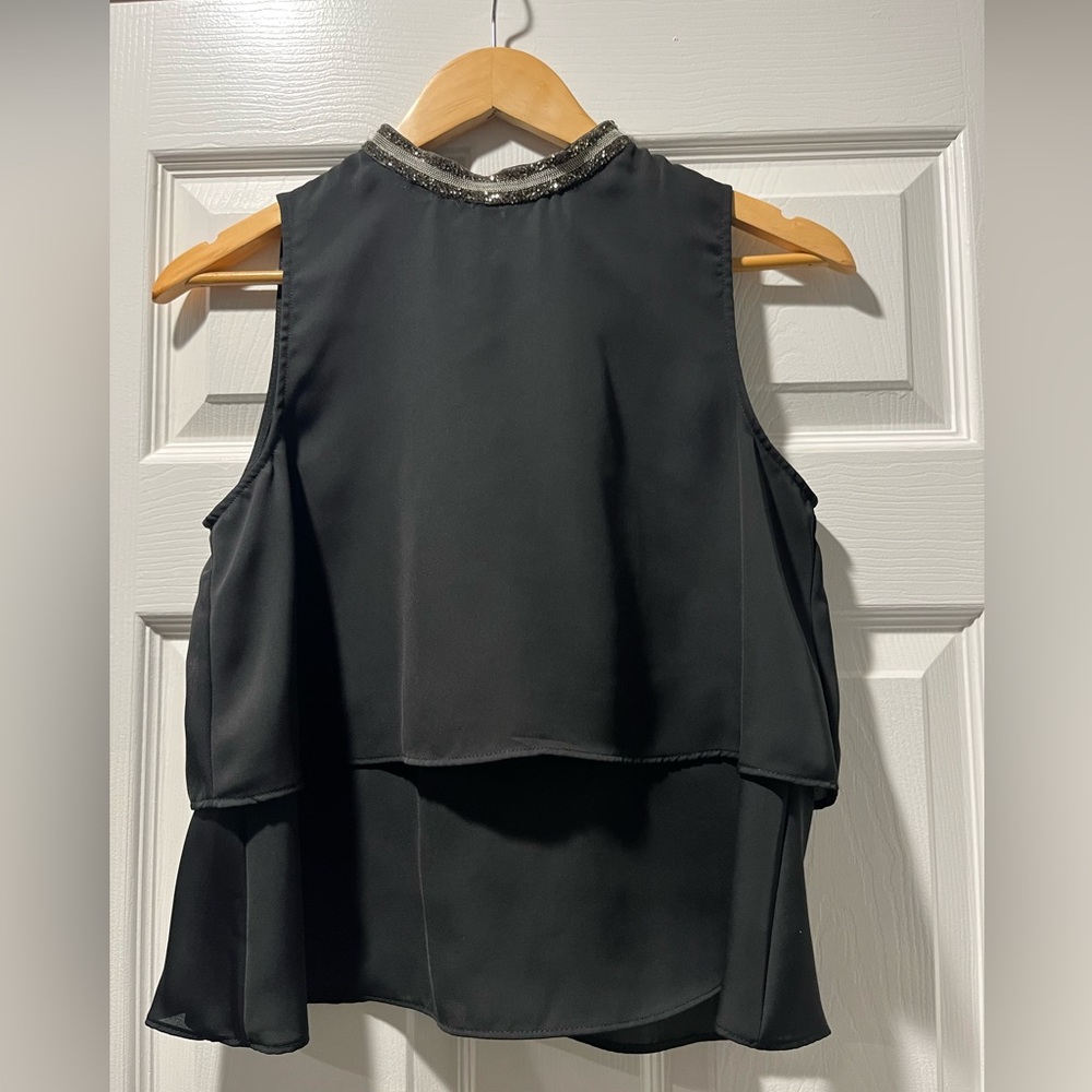 Zara black blouse